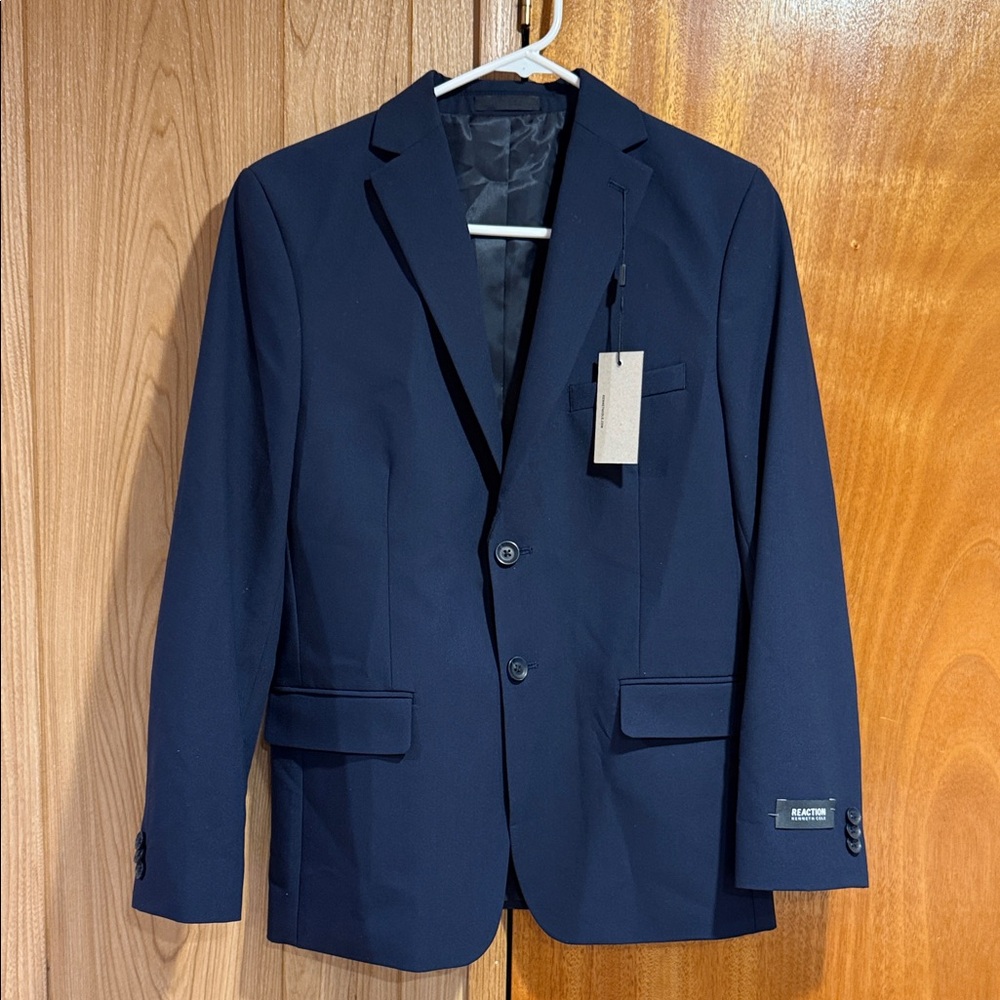 Kenneth Cole Navy Blue Blazer